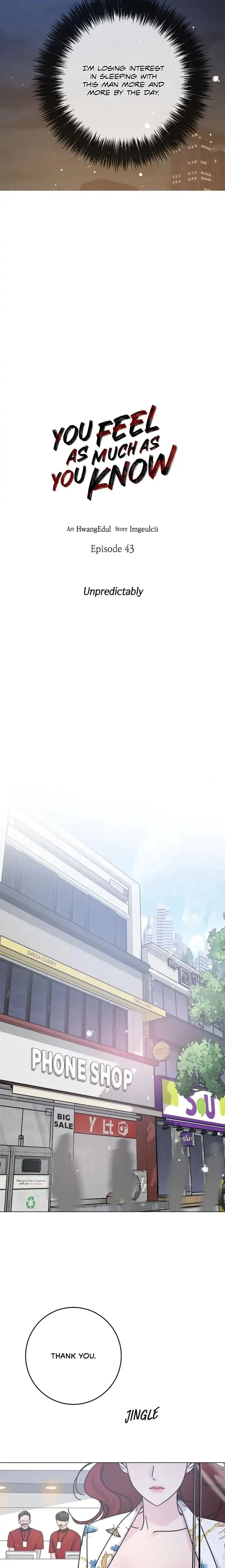 You Feel As Much As You Know Chapter 43, page 8