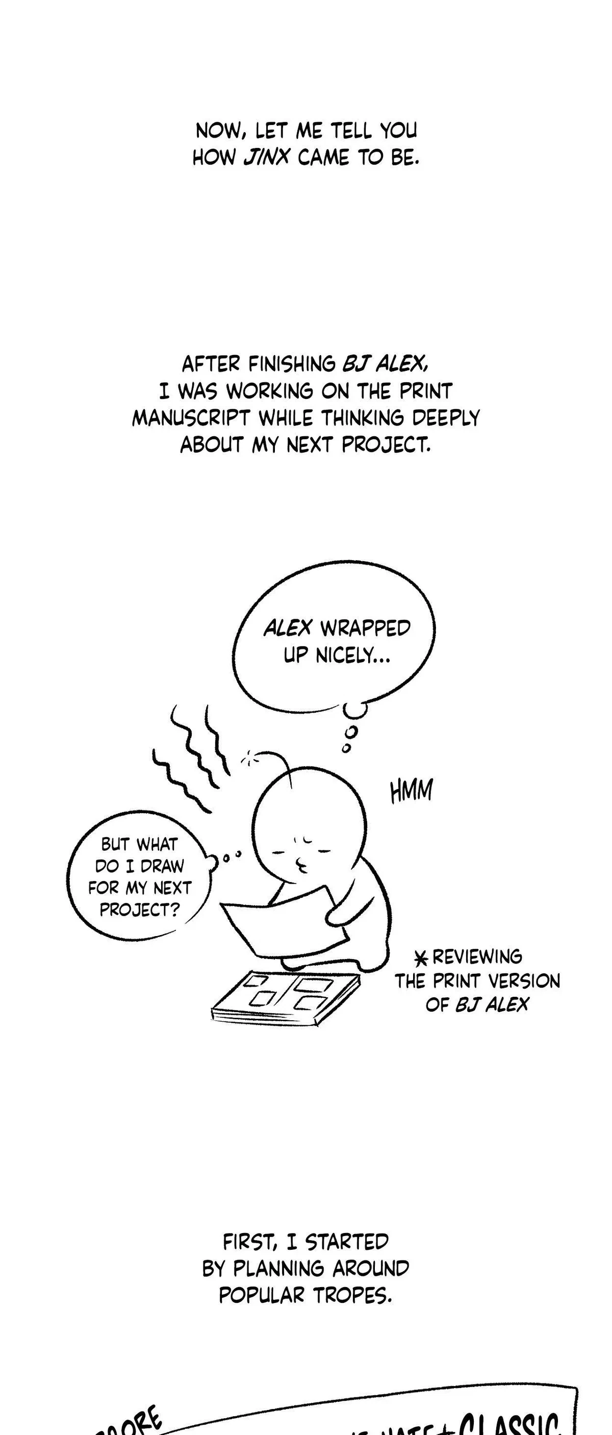 Jinx (Mingwa) Author's note, page 2