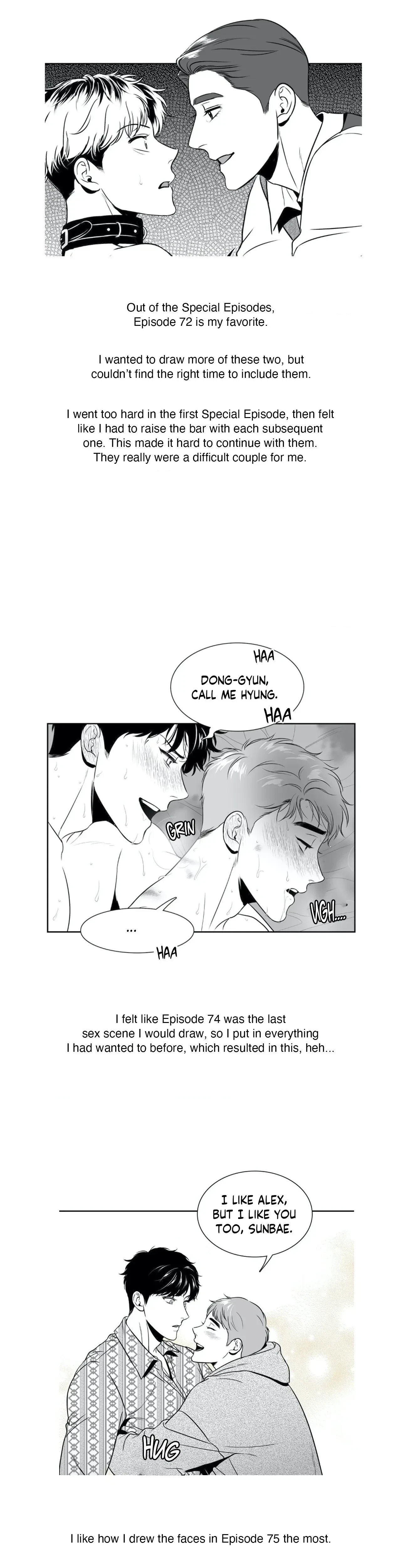 BJ Alex Chapter 83x1 - Creator's Note, page 12