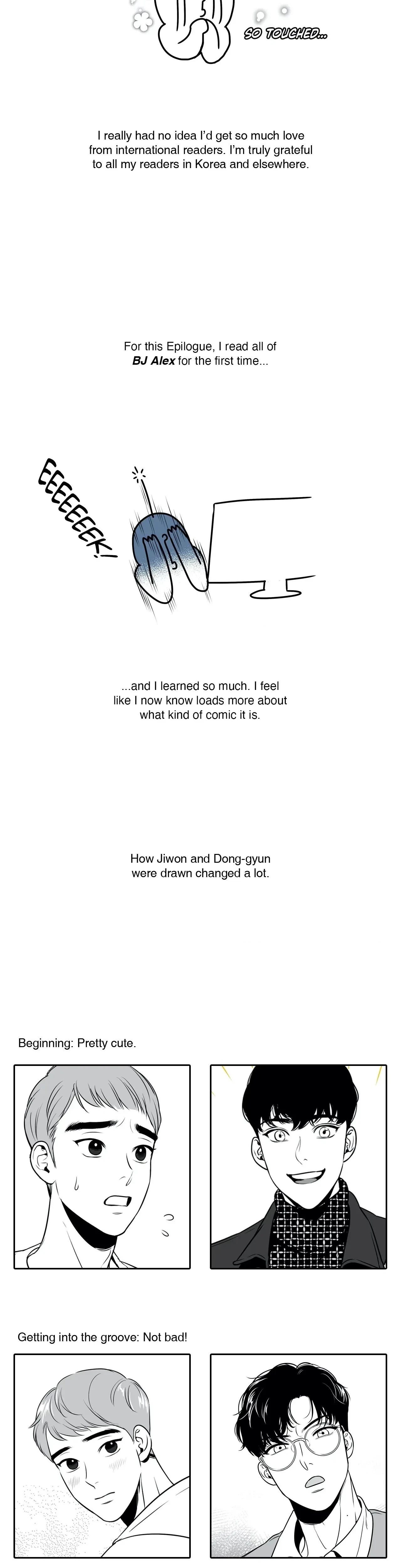 BJ Alex Chapter 83x1 - Creator's Note, page 3