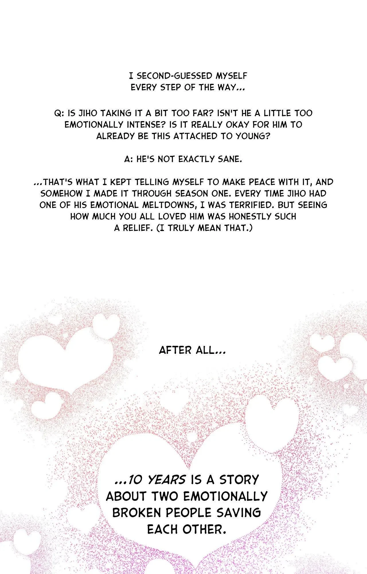 Extra. : Creator's Note, page 14