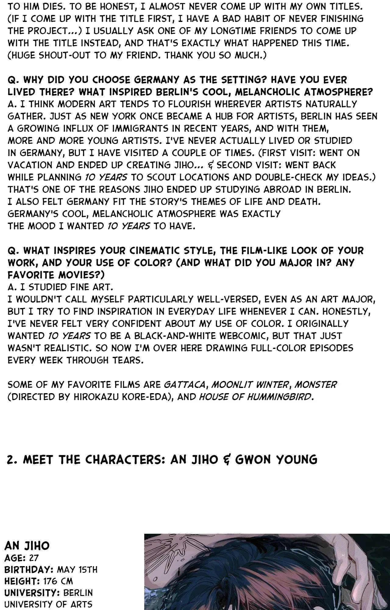 Extra. : Creator's Note, page 16
