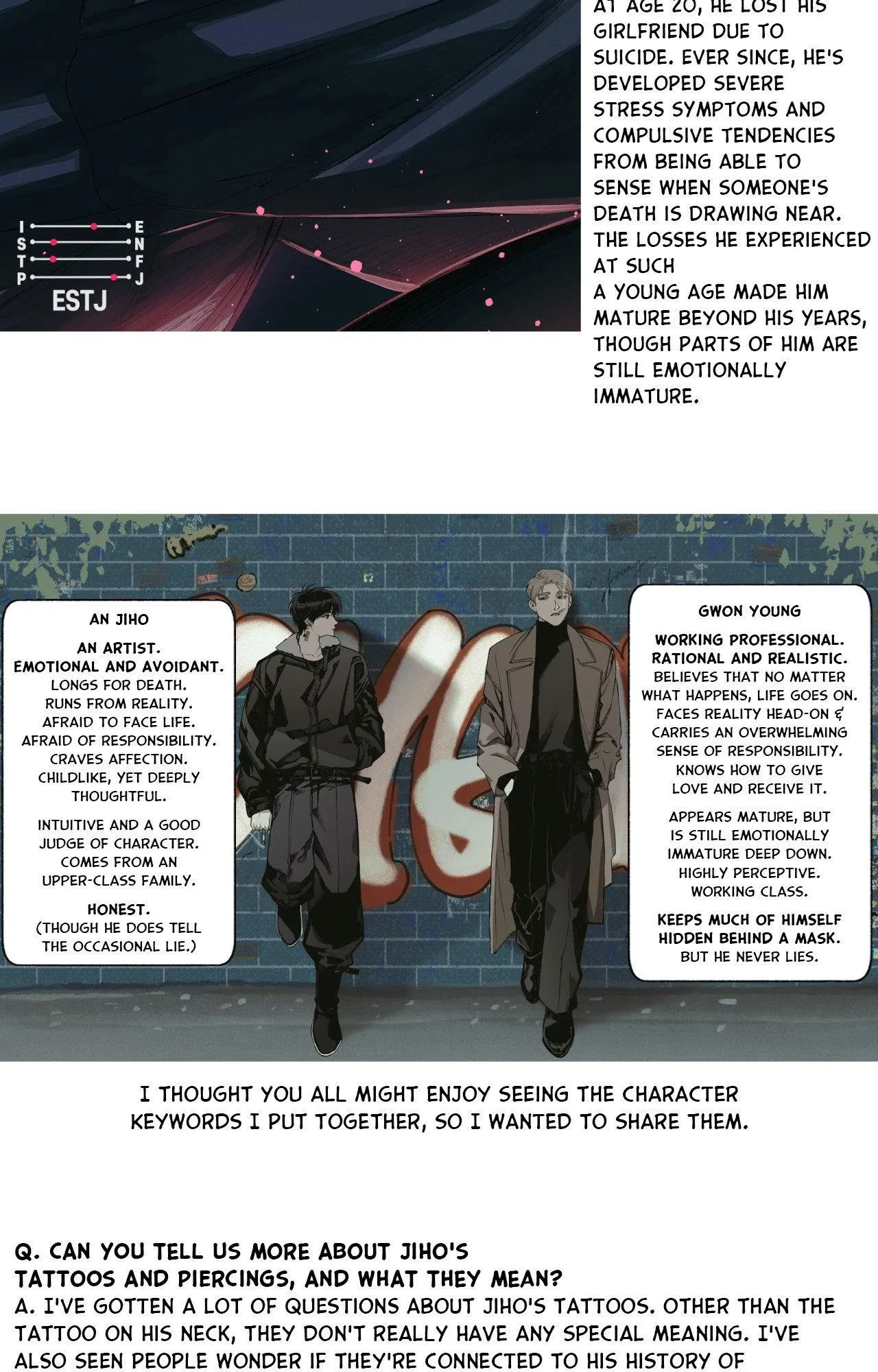 Extra. : Creator's Note, page 18