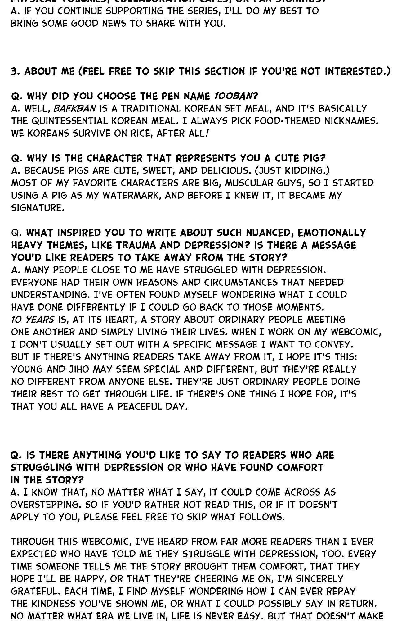 Extra. : Creator's Note, page 24