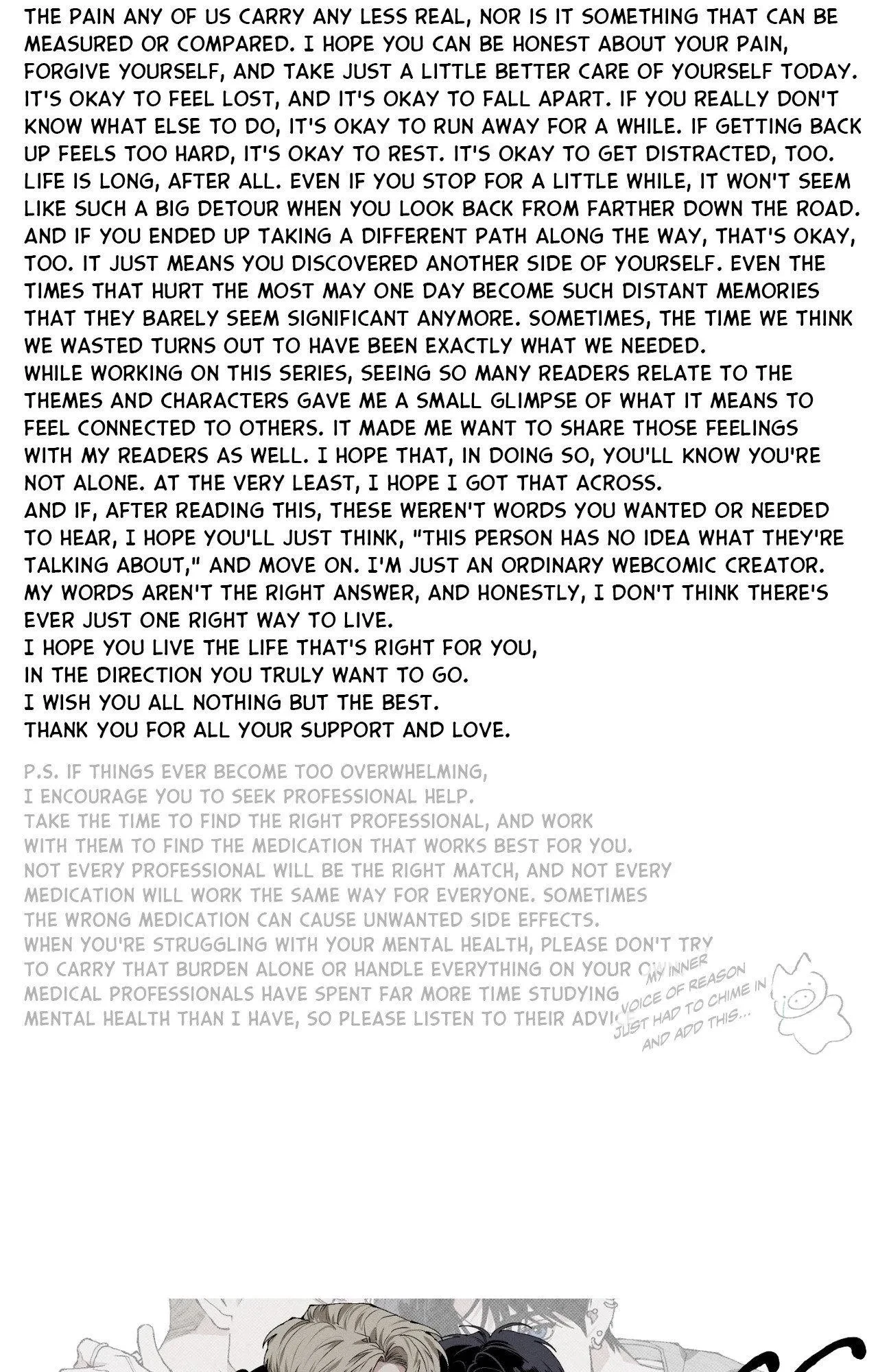 Extra. : Creator's Note, page 25