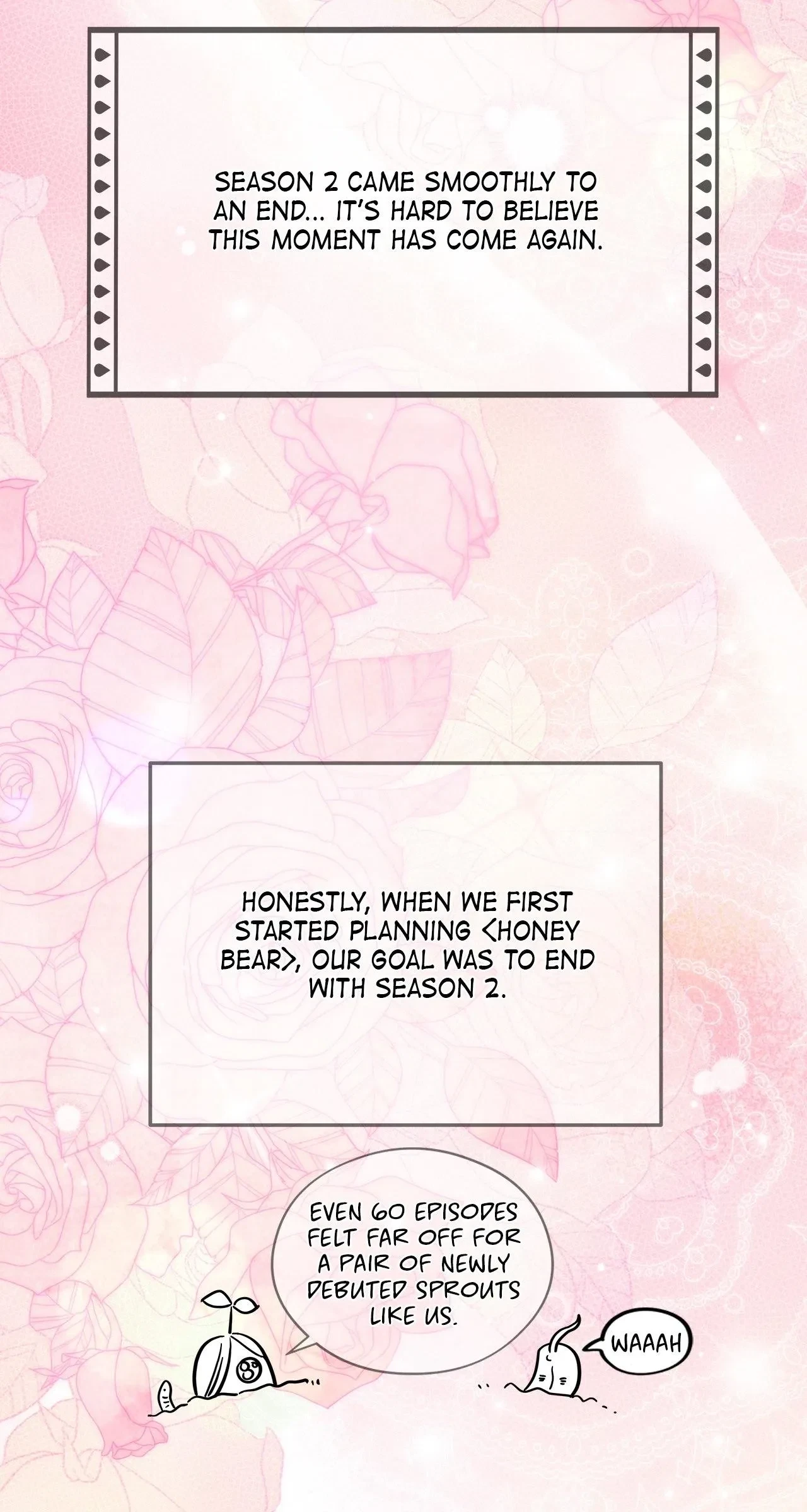 Honey Bear Extra. : Creator's Note 1, page 2