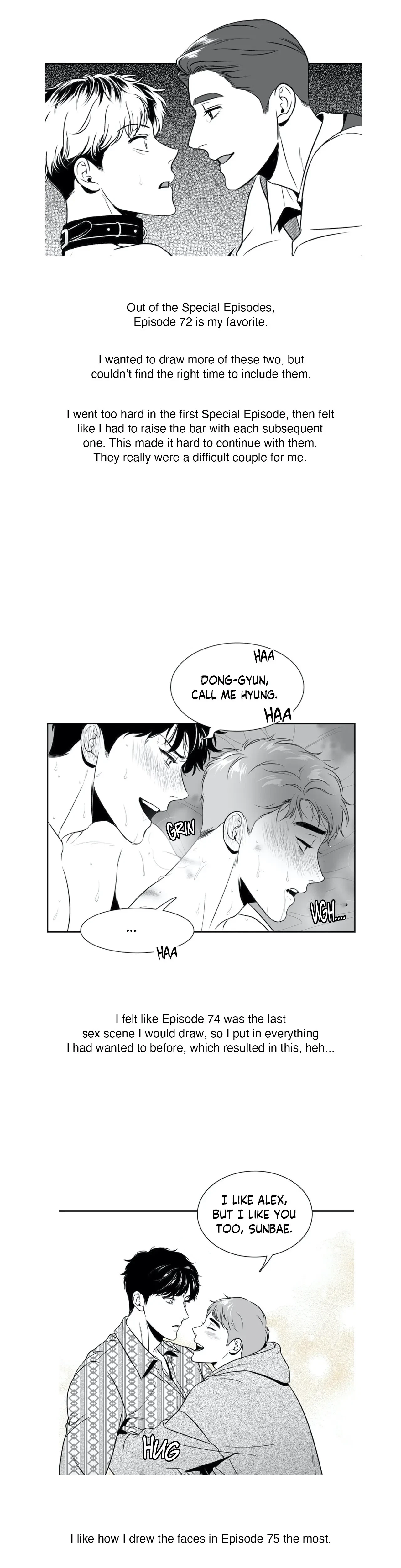 BJ Alex Chapter 83x1 - Creator's Note, page 12