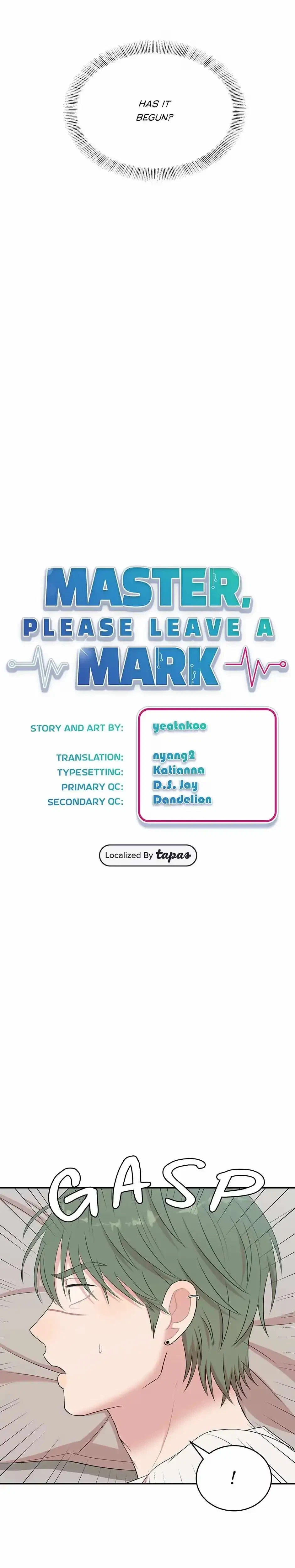 Master, Please Leave A Mark Chapter 45, page 6