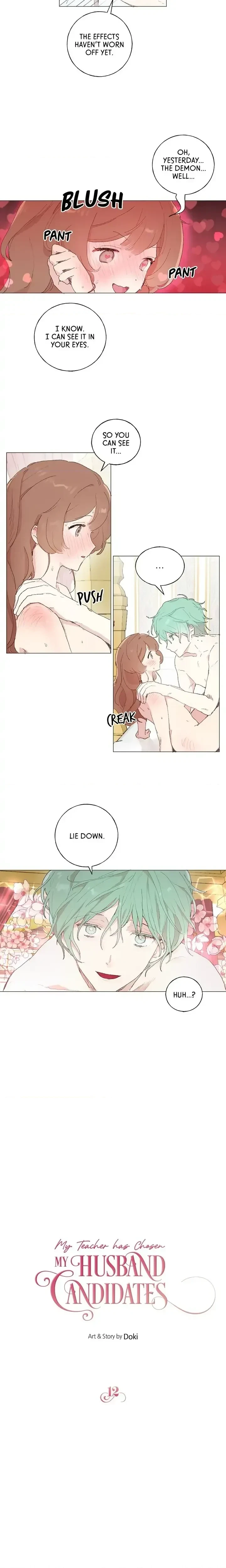 My Teacher Has Chosen My Husband Candidates Chapter 12, page 2