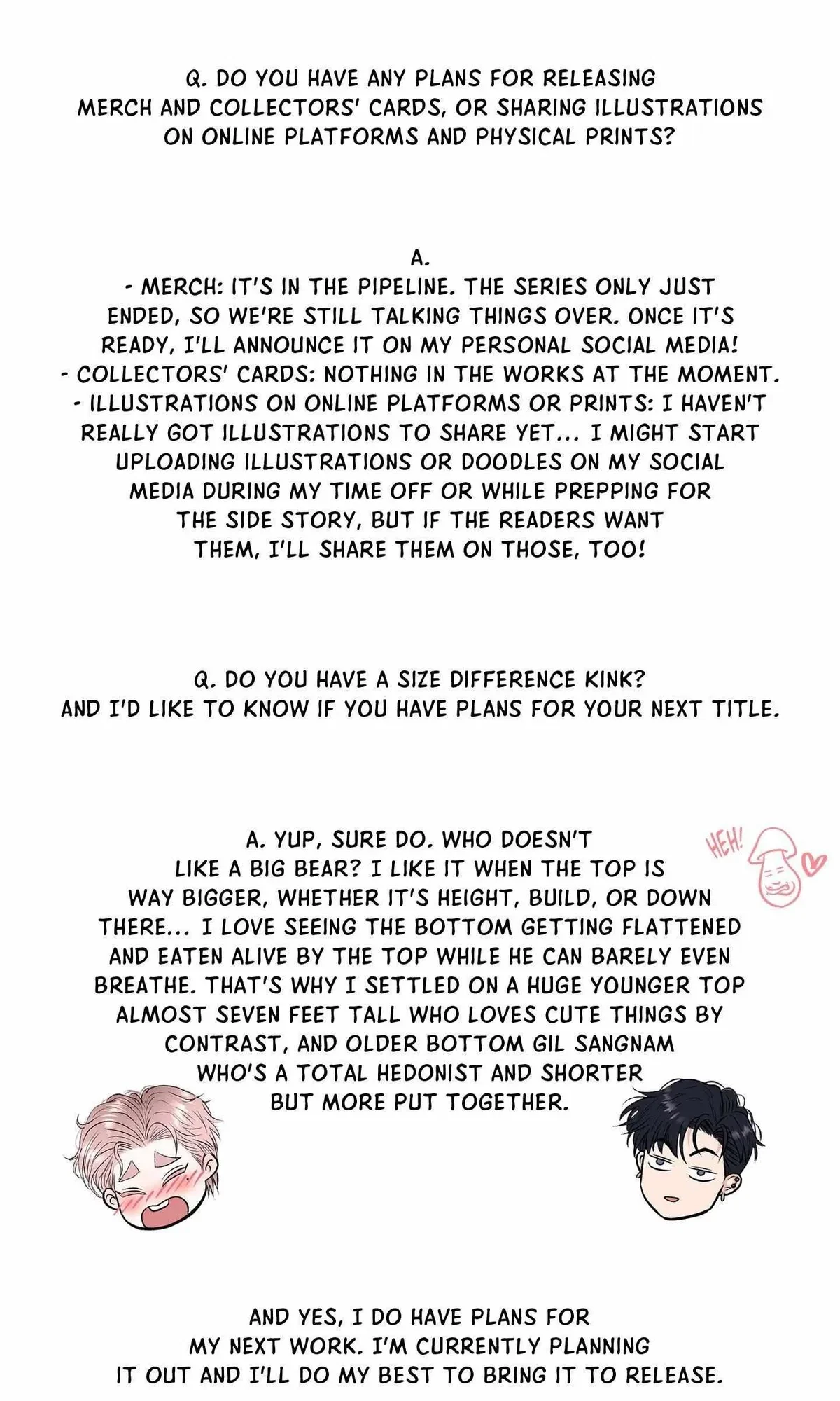 Extra. : Creator's Note, page 8