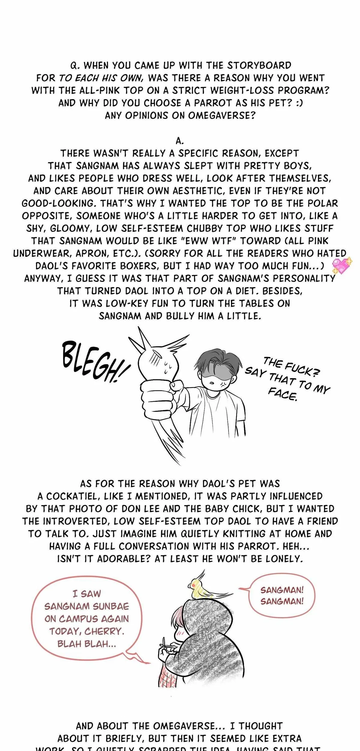 Extra. : Creator's Note, page 9