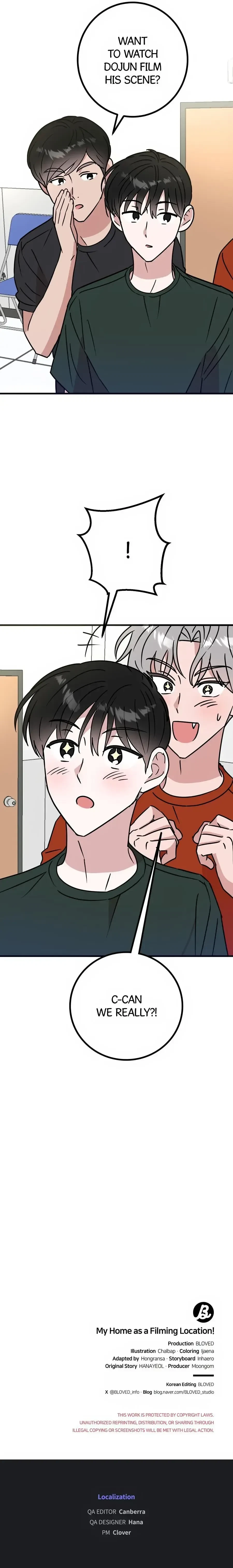 My Home As A Filming Location! Chapter 38, page 30