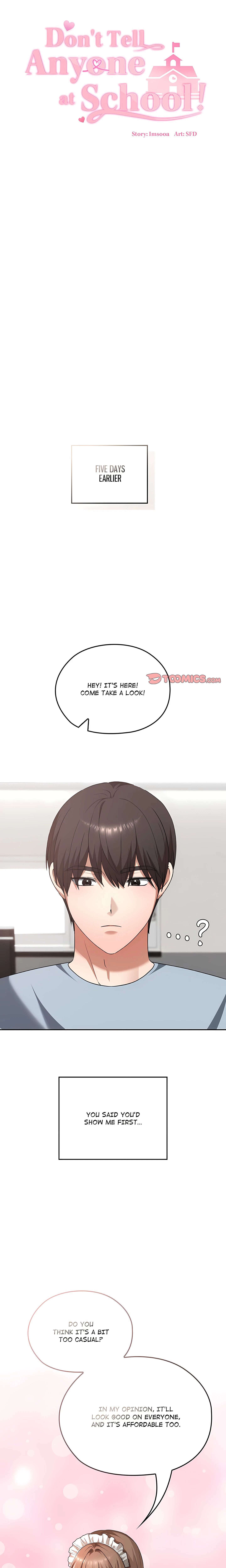 Don't Tell Anyone At School! Chapter 34 (Uncensored), page 6