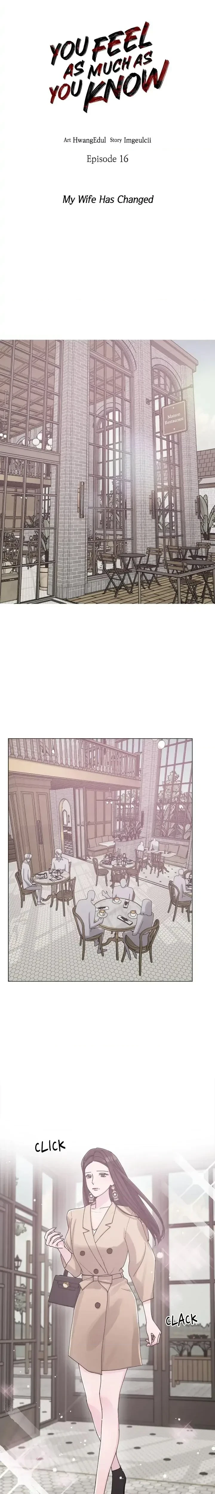You Feel As Much As You Know Chapter 16, page 9