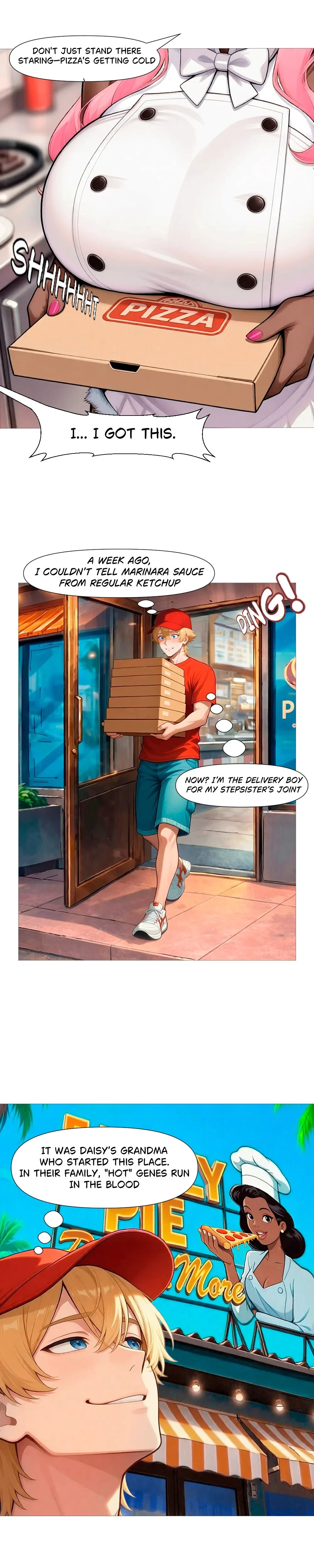 Pizza Boy Vs MILFs Chapter 1 (Uncensored), page 3