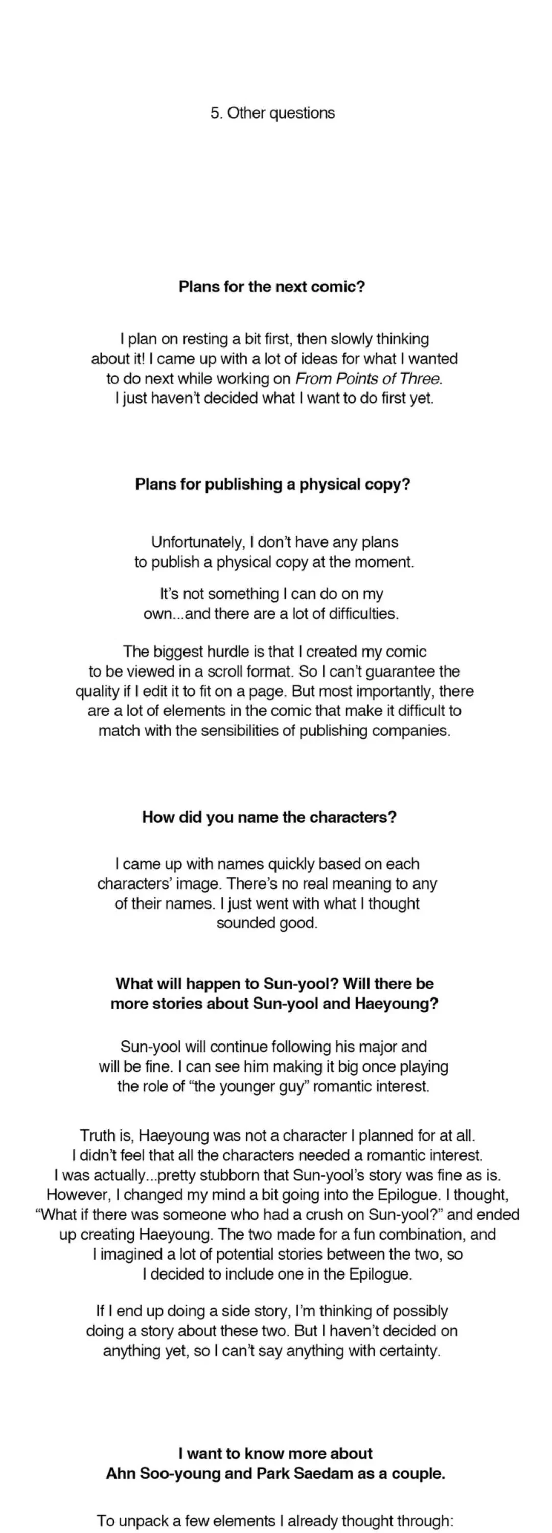 Epilogue : Creator's Note, page 12