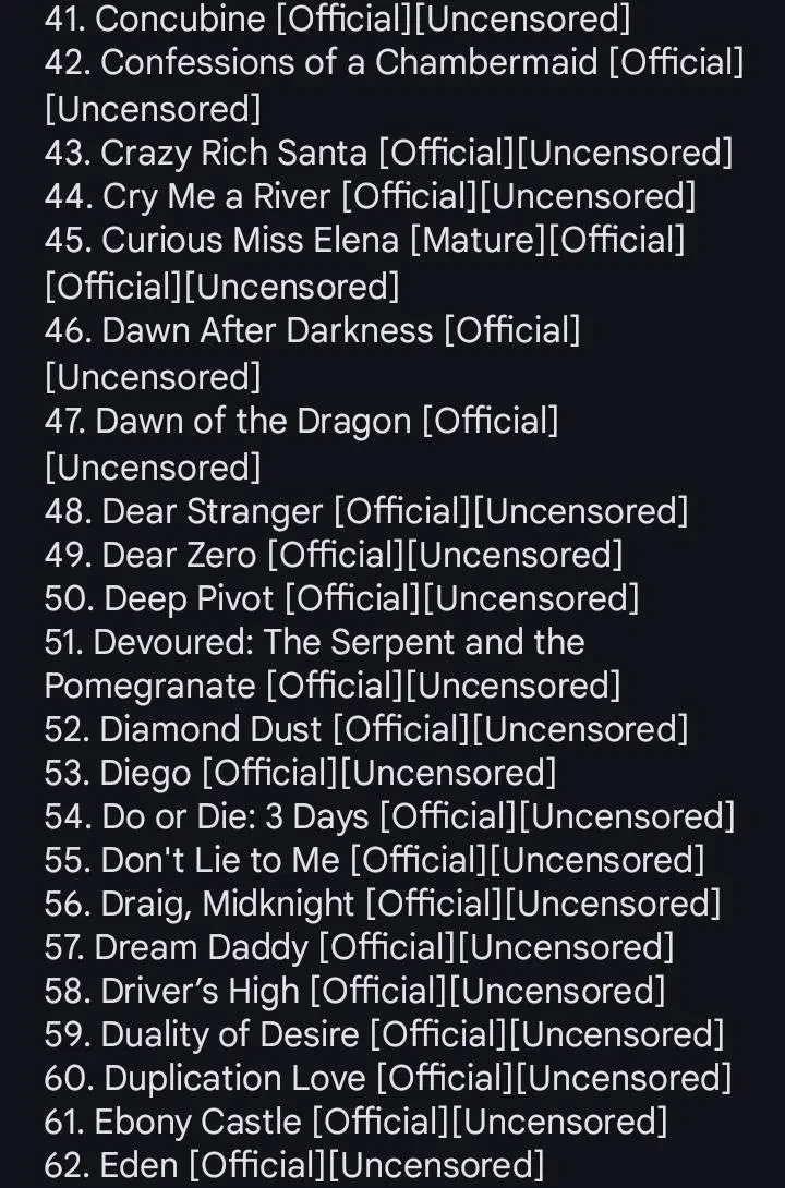 Jinx (Mingwa) Chapter 102.08: Special.102 : Sorted Favorite Lists, page 3