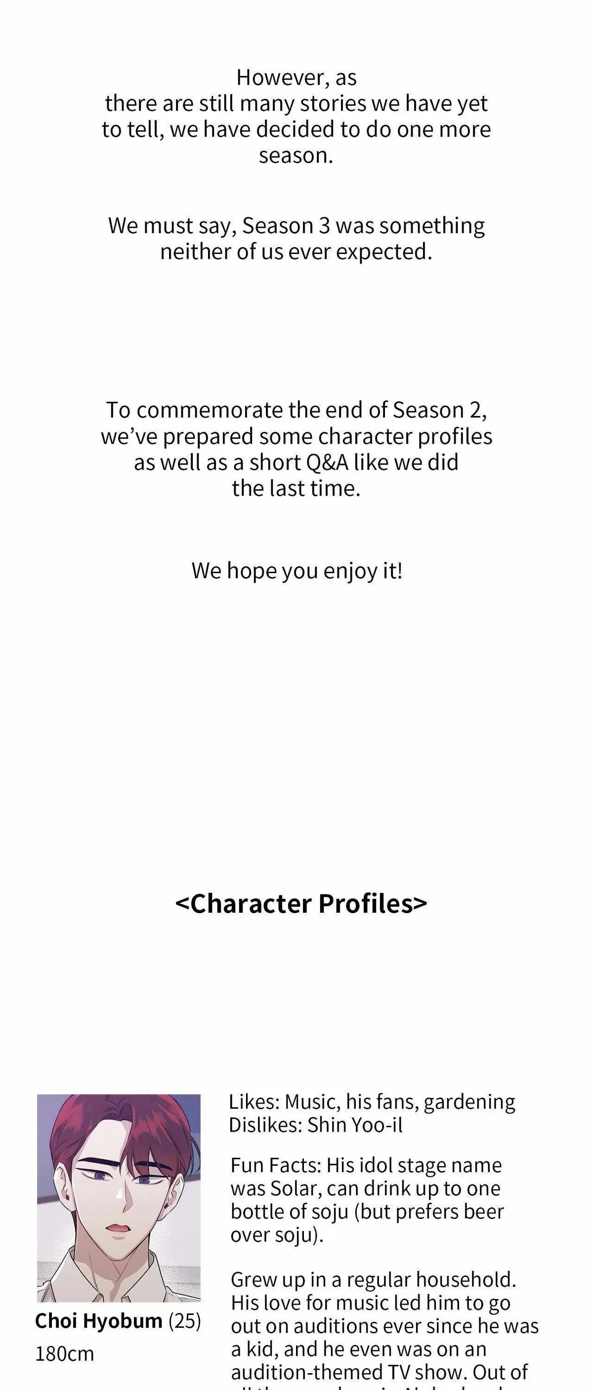 Be The Good To My Bad Extra. : Creator's Note, page 2