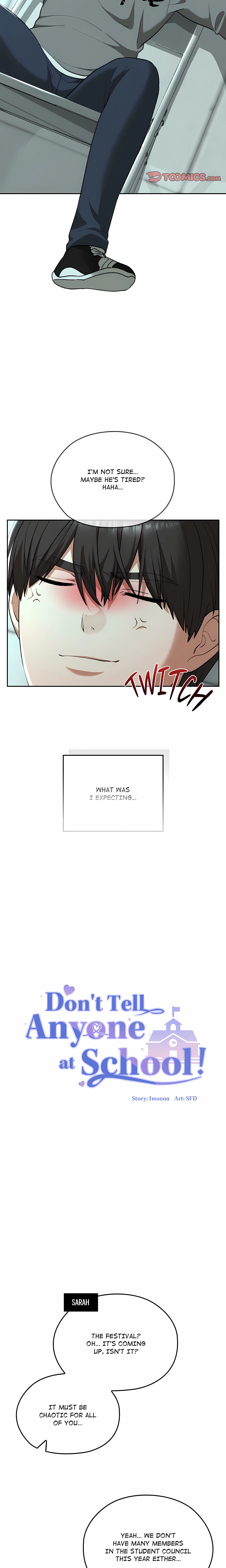 Don't Tell Anyone At School! Chapter 33 (Uncensored), page 8