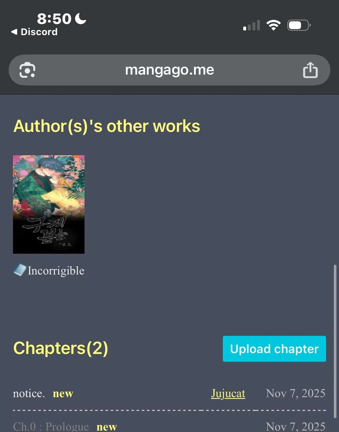 You Are My World Chapter 0.1, page 2