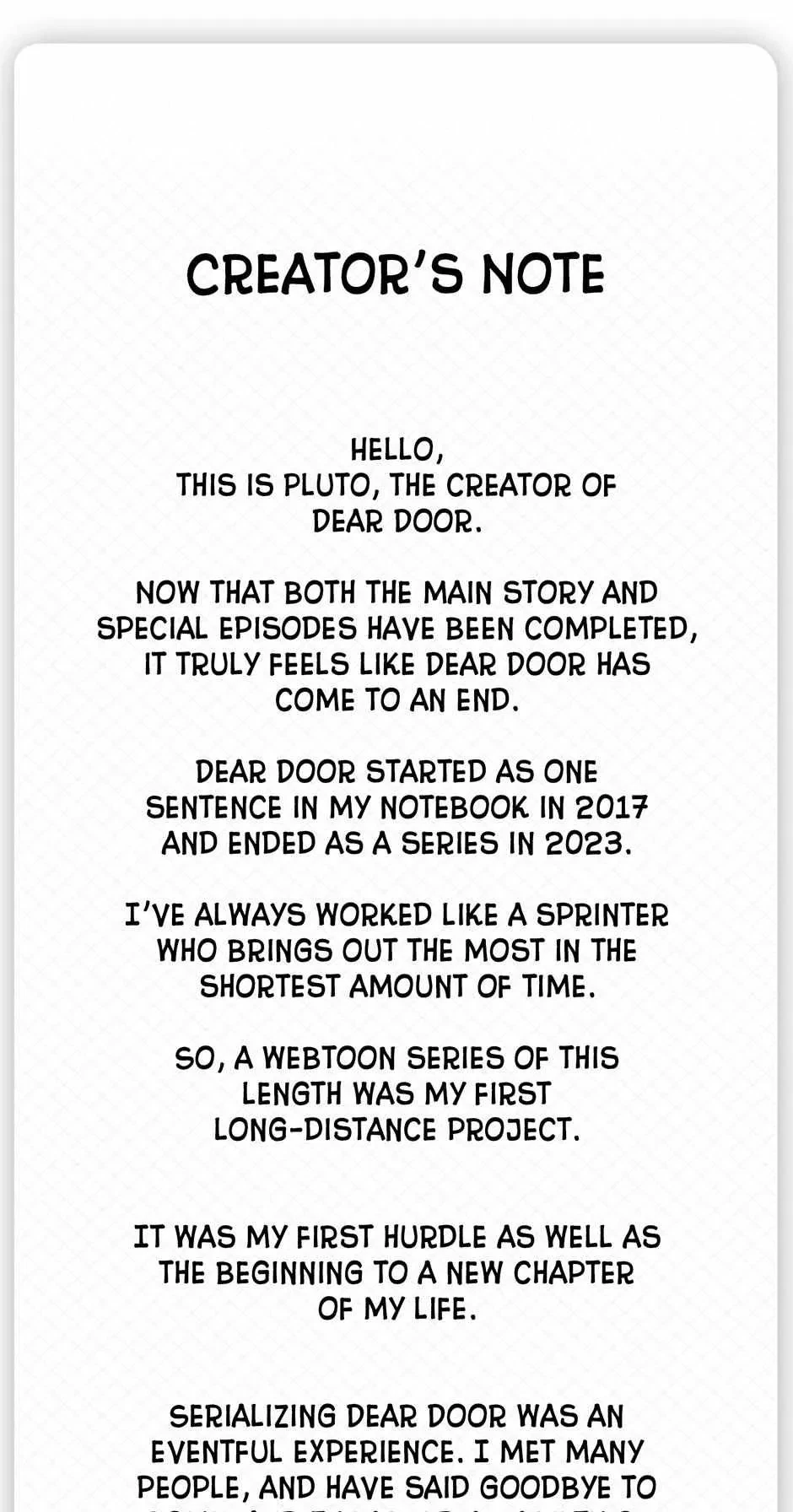 Chapter : Creator’s Note, page 4