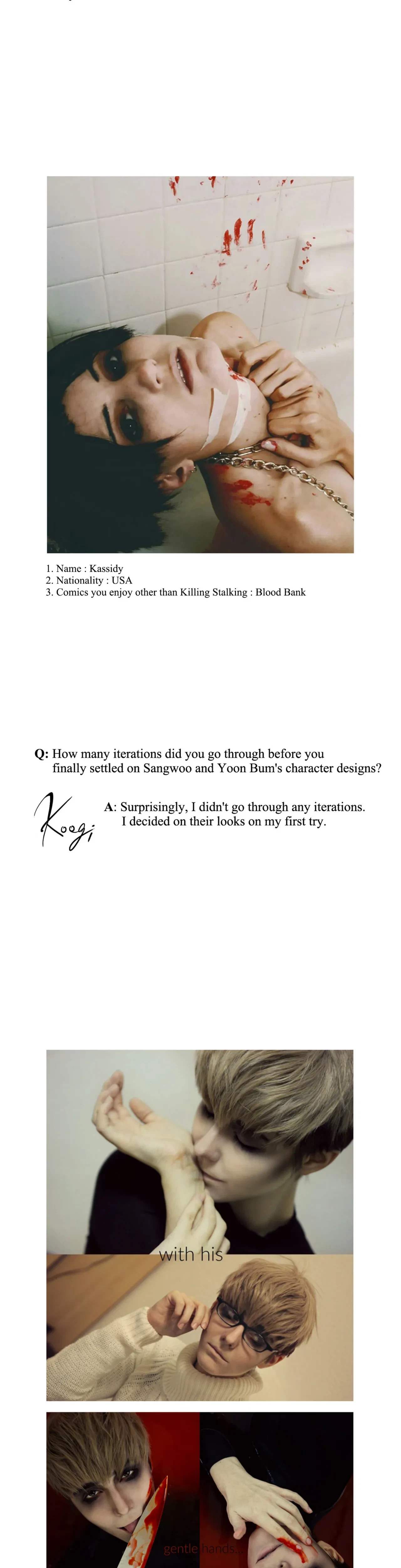 Chapter 19x3 - Killing Stalking Fan Event Pt. 2, page 6