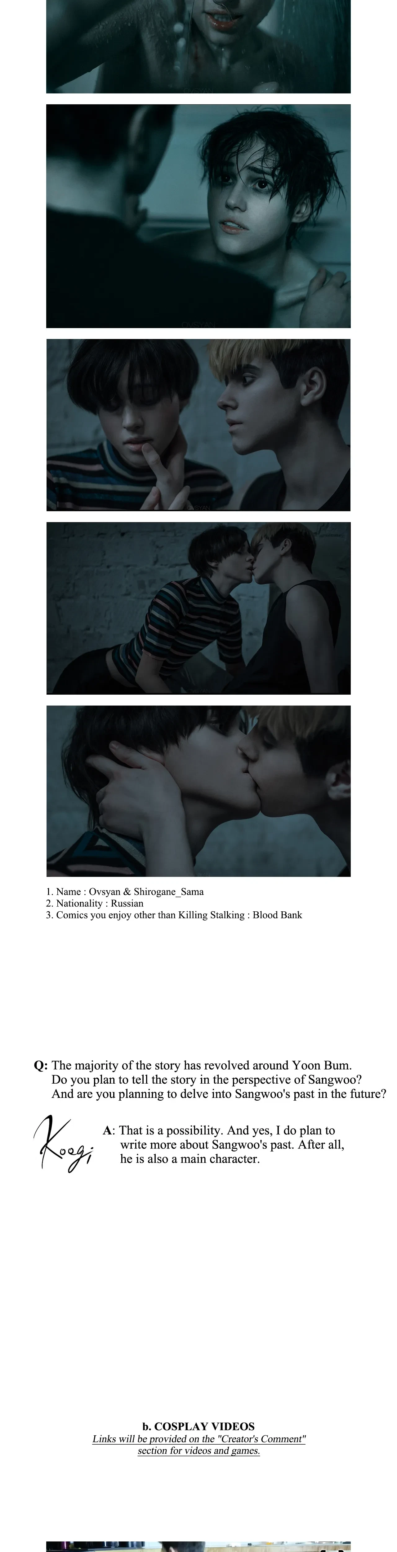Chapter 19x3 - Killing Stalking Fan Event Pt. 2, page 8