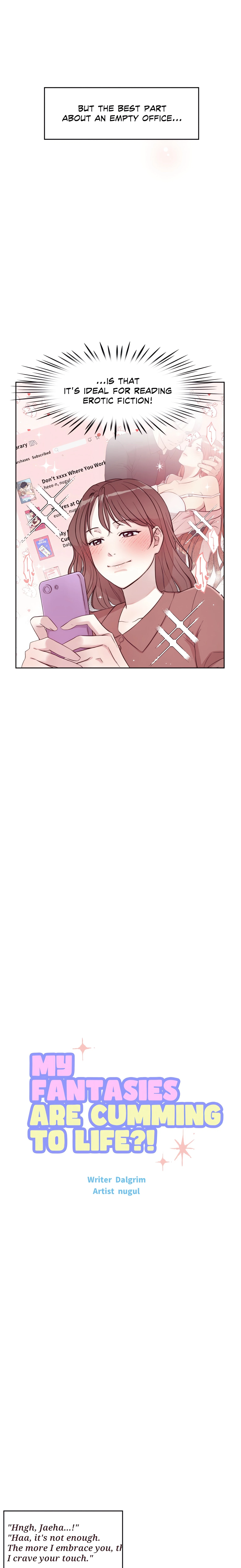 My Fantasies Are Cumming To Life?! Chapter 5 (Uncensored), page 3