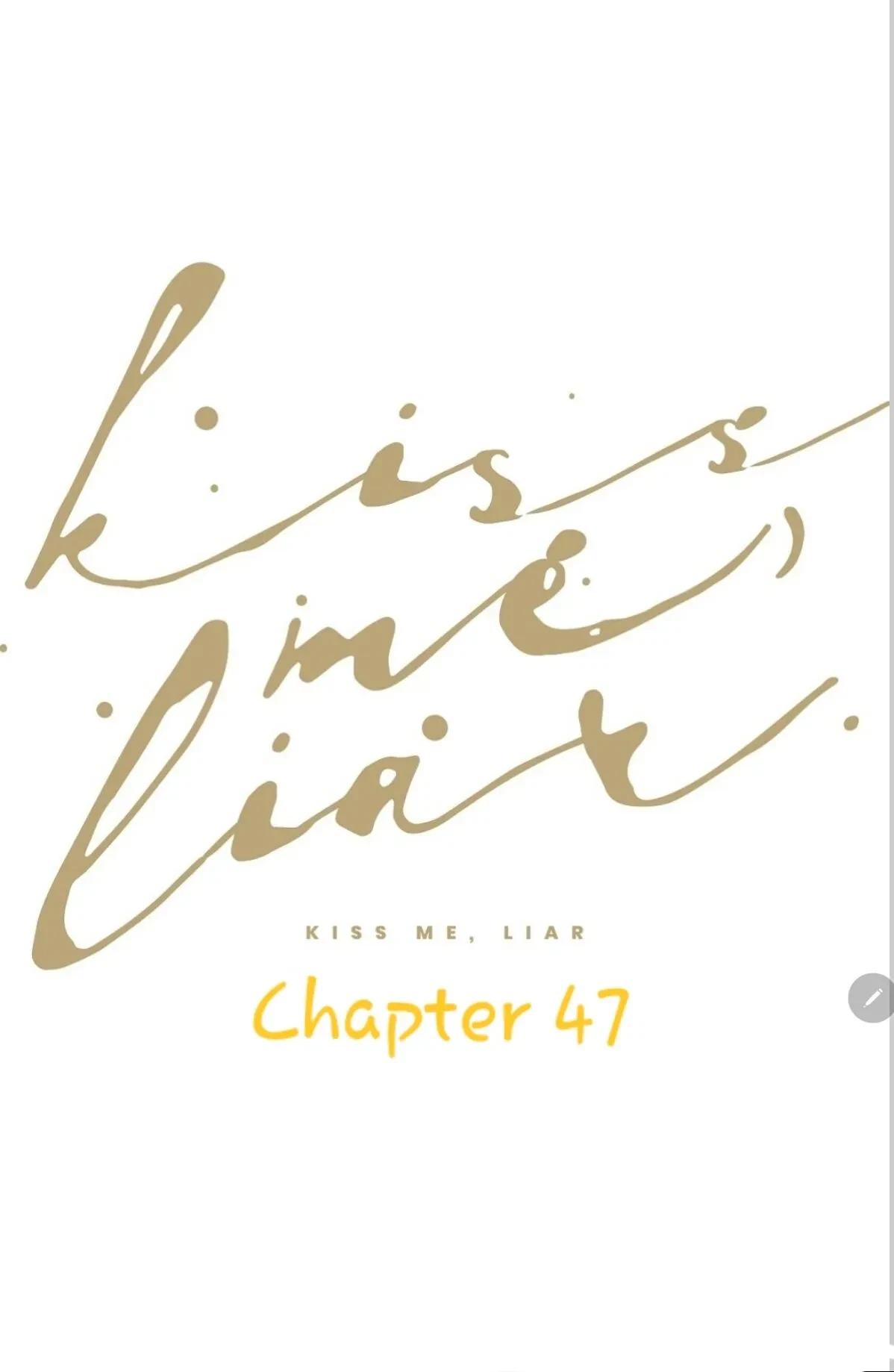 Kiss Me, Liar Chapter 47, page 56