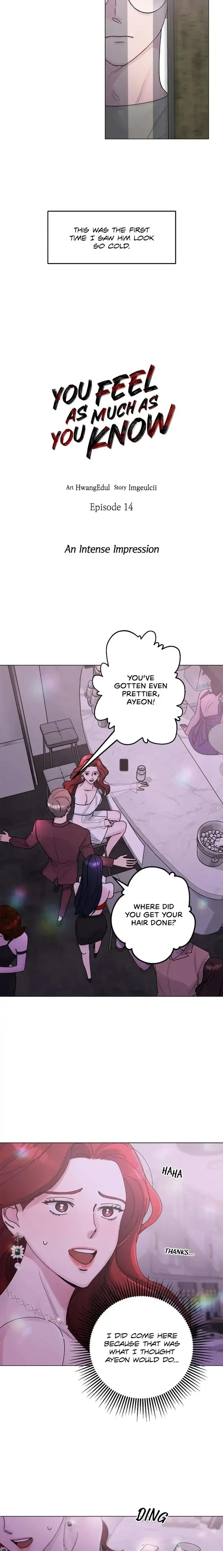 You Feel As Much As You Know Chapter 14, page 5