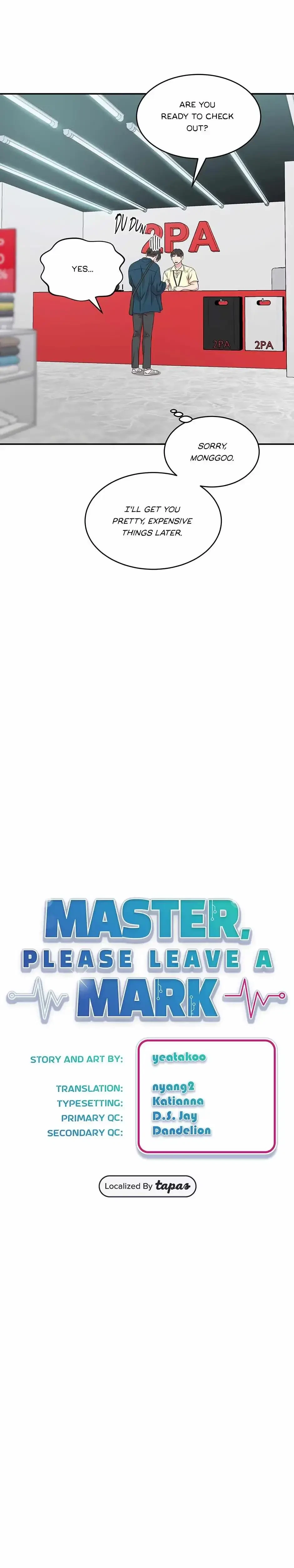 Master, Please Leave A Mark Chapter 46, page 3