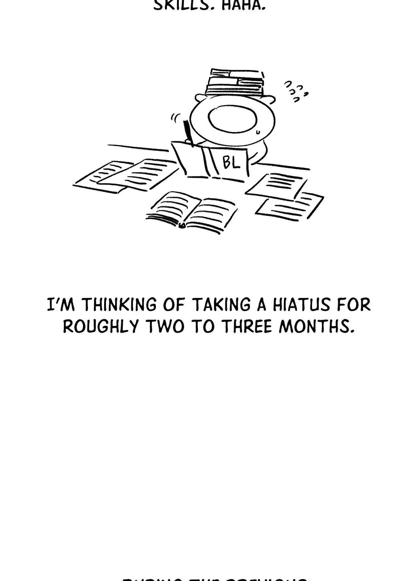 Hit Me Hard Extra. : Creator's Note 2, page 10