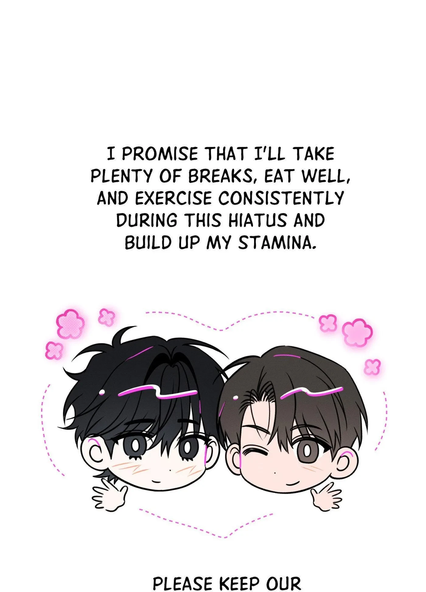 Hit Me Hard Extra. : Creator's Note 2, page 13