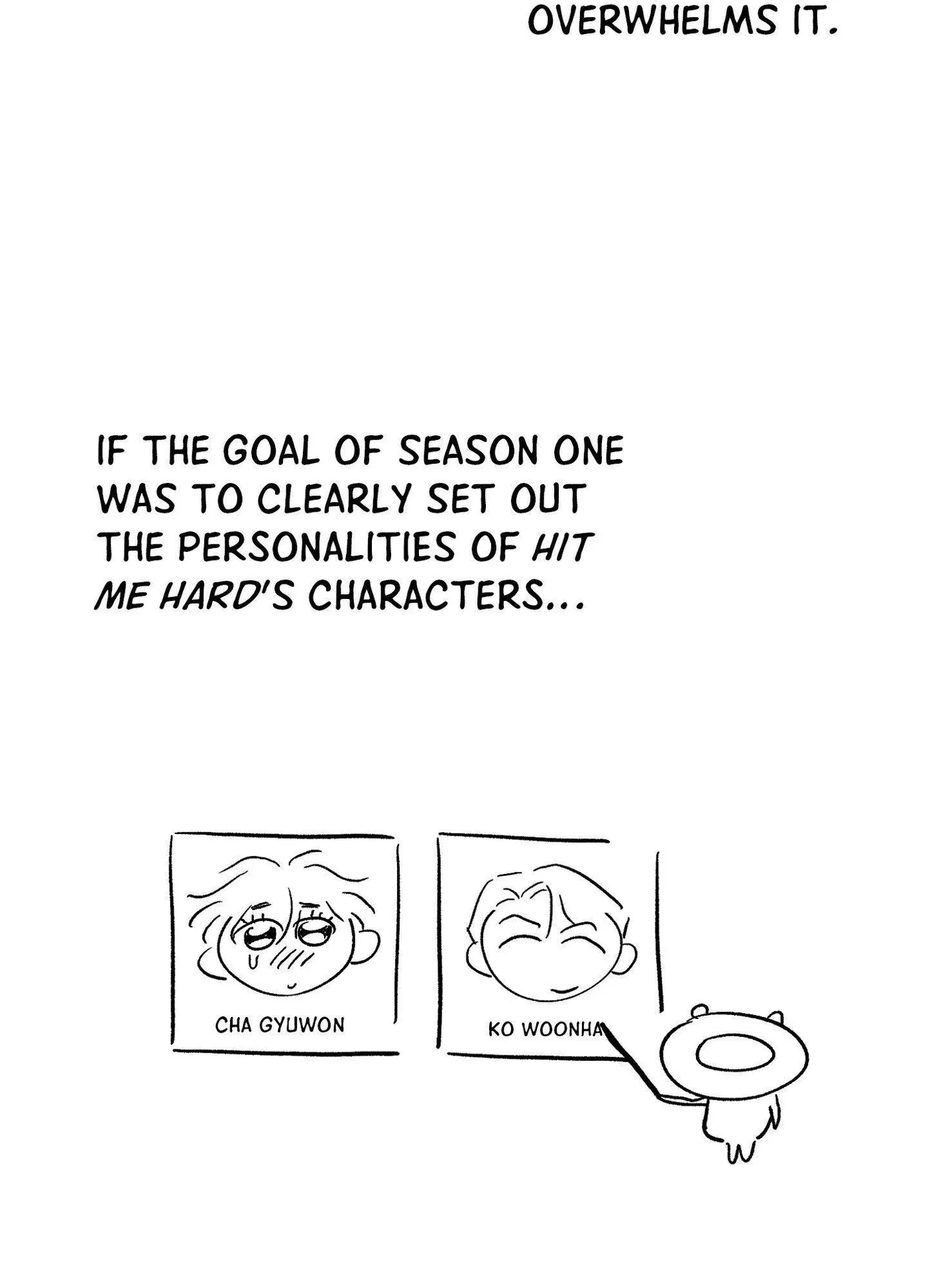 Hit Me Hard Extra. : Creator's Note 2, page 5