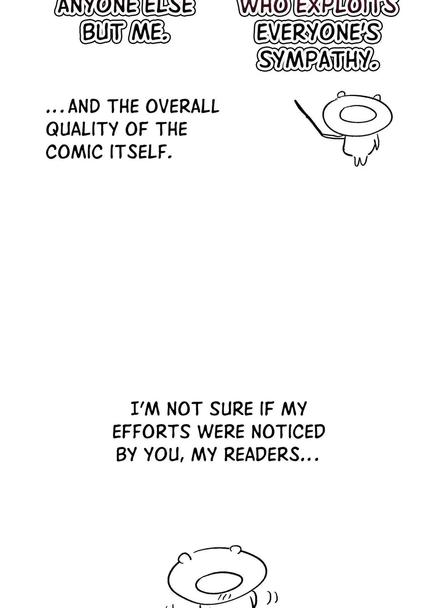 Hit Me Hard Extra. : Creator's Note 2, page 7