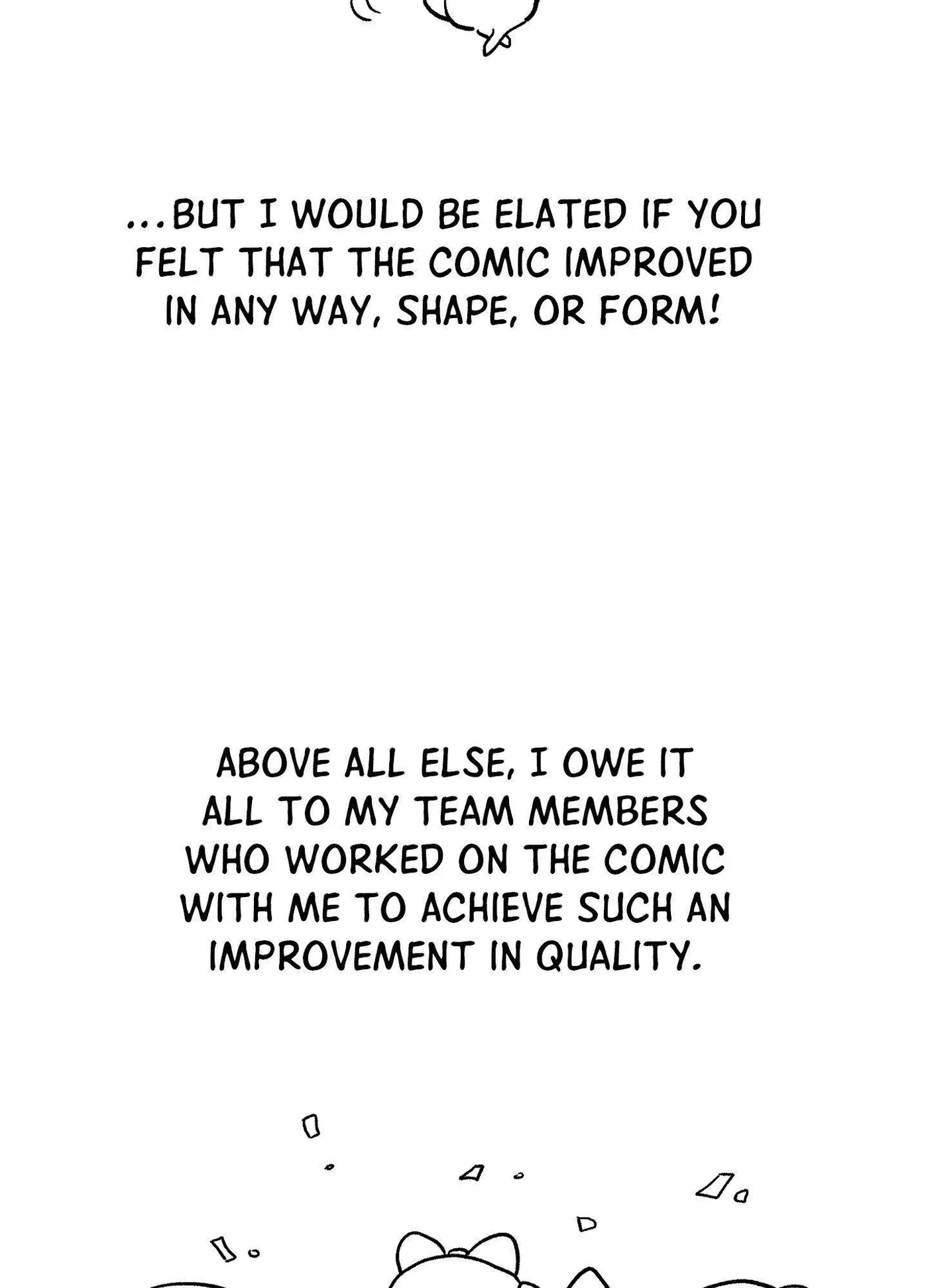 Hit Me Hard Extra. : Creator's Note 2, page 8