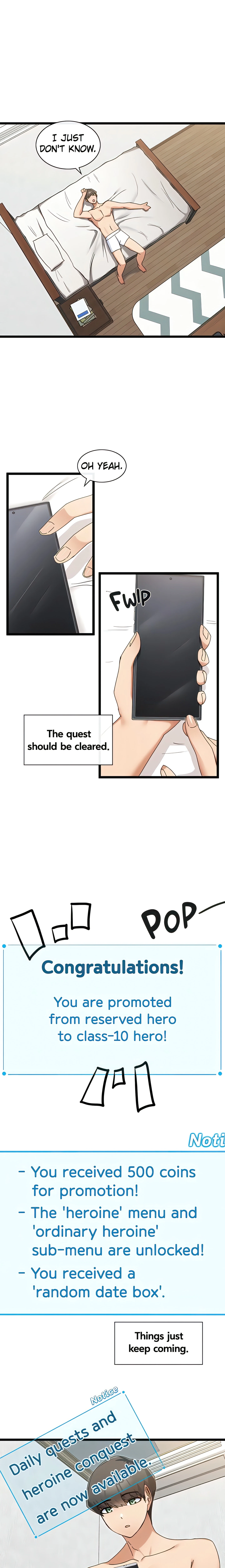 Chapter 6 - Notice- Choose the next heroine, page 8