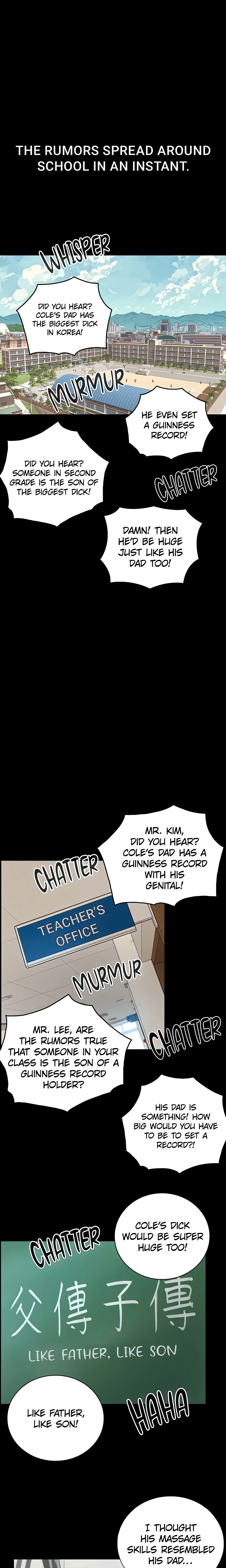Chapter 1 - 2 Rumors spread about his father, page 33