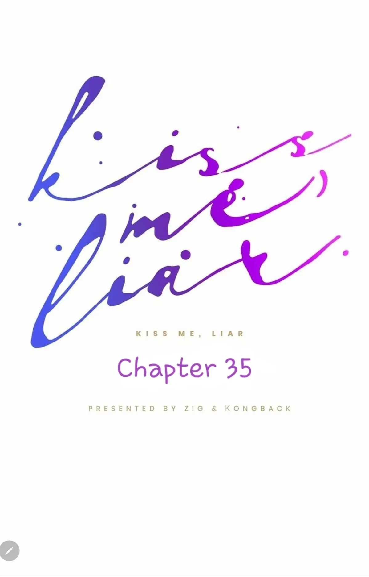 Kiss Me, Liar Chapter 35, page 20