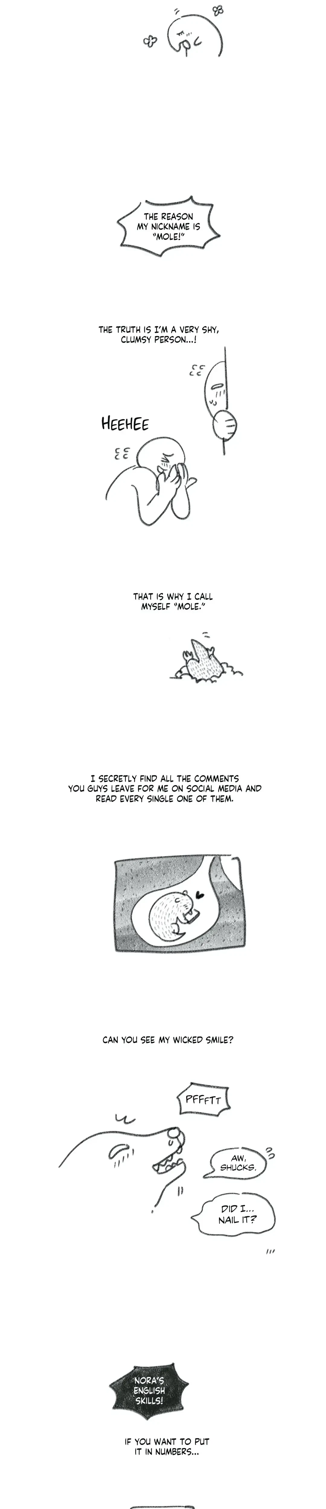 Nora Swipes Right Chapter 090x1 - Creator's Note, page 2