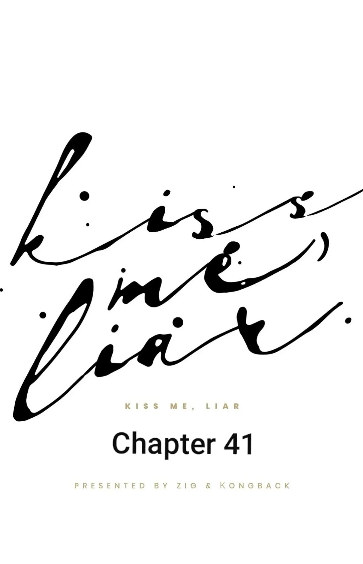 Kiss Me, Liar Chapter 41, page 61