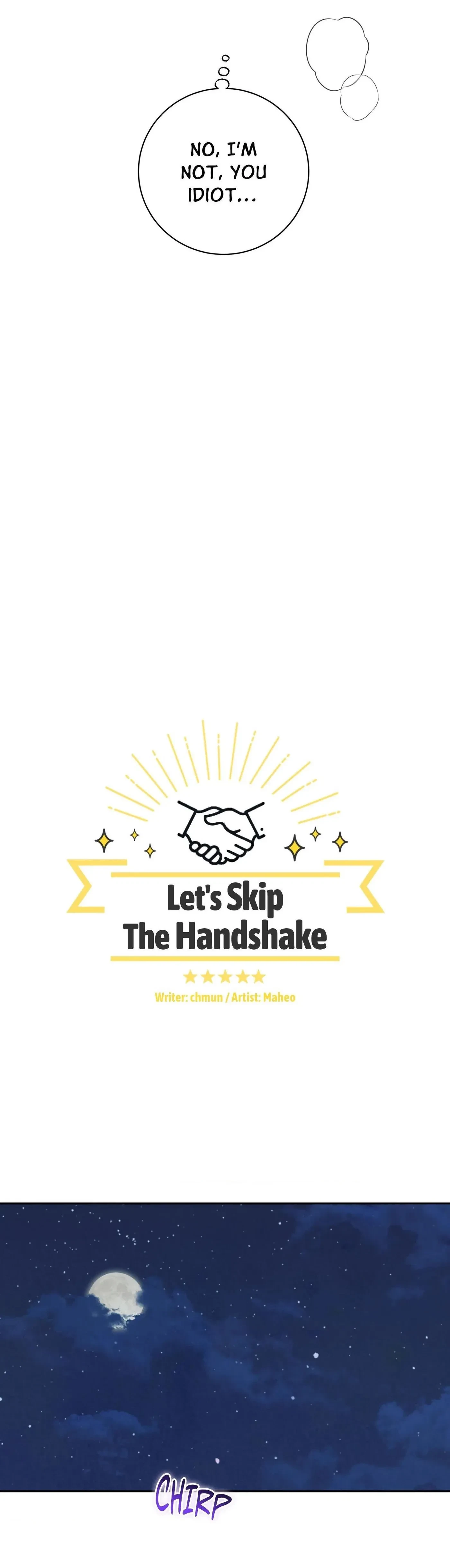 Let's Skip The Handshake Chapter 26, page 20