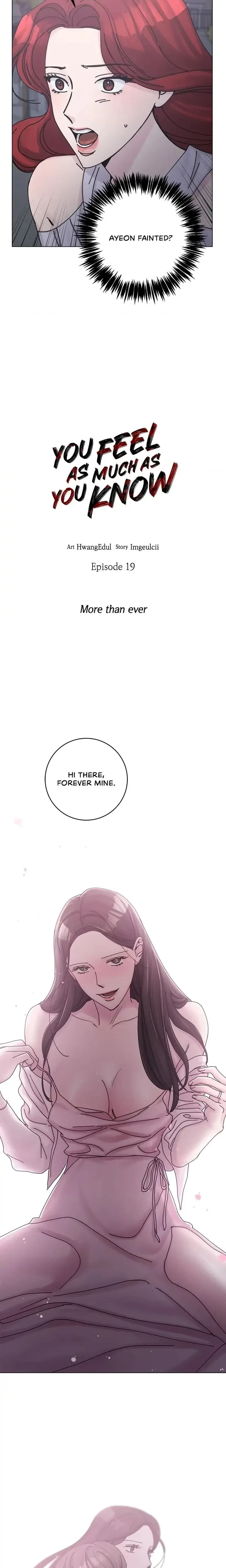 You Feel As Much As You Know Chapter 19, page 2