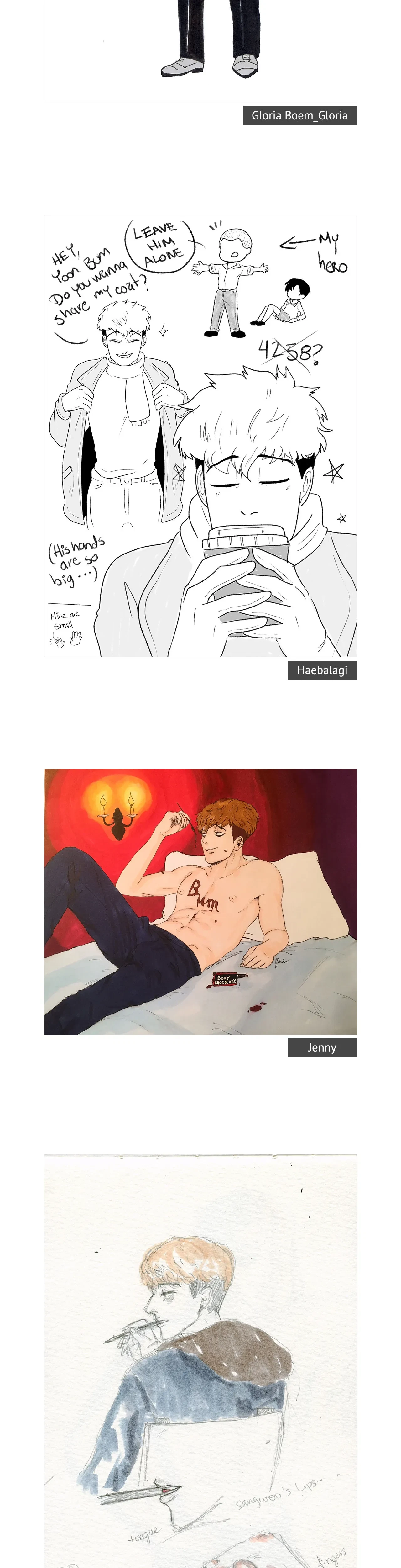 Killing Stalking Chapter 49x1 - Bum's Imaginary Note Event, page 3