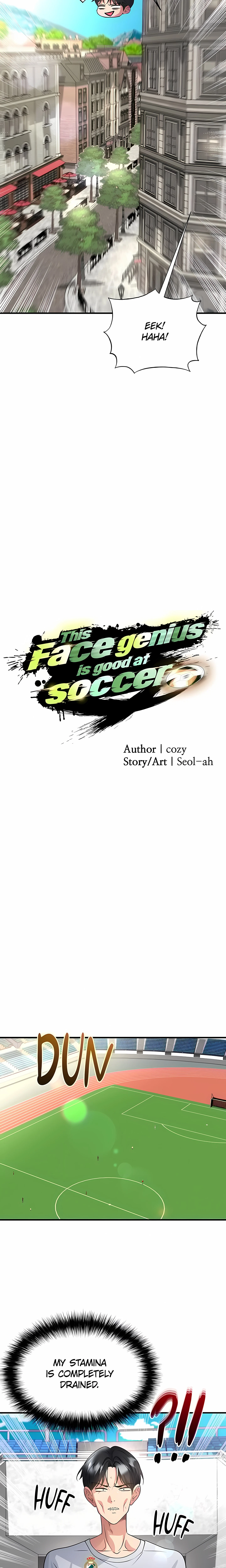 This Face Genius Is Good At Soccer Chapter 82, page 11