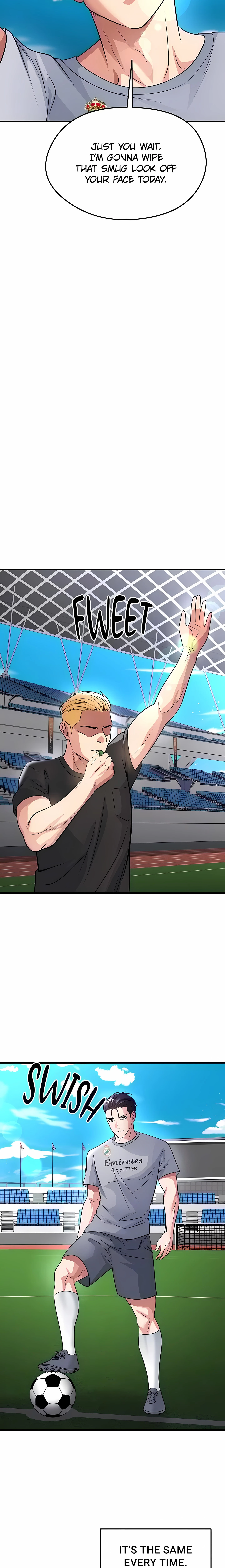 This Face Genius Is Good At Soccer Chapter 82, page 17