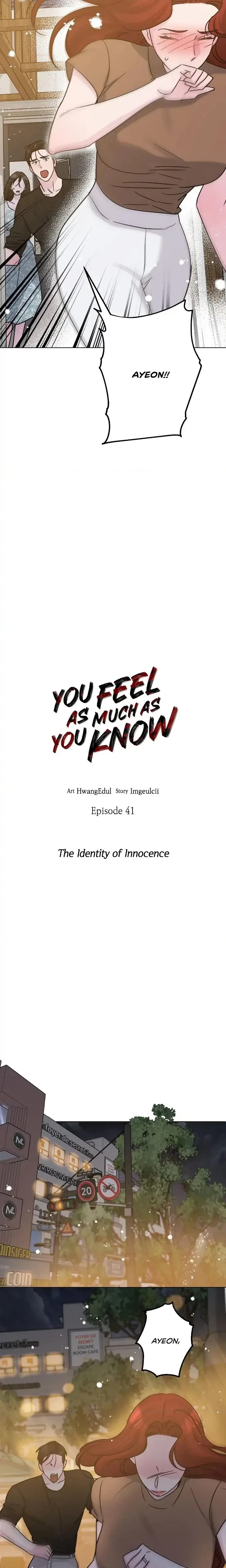 You Feel As Much As You Know Chapter 41, page 6