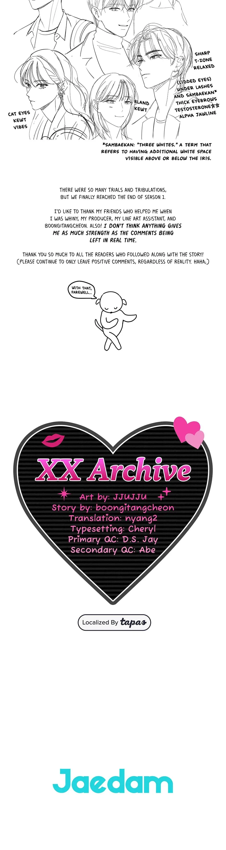 XX Archive Chapter 33x1 - Author Note, page 3
