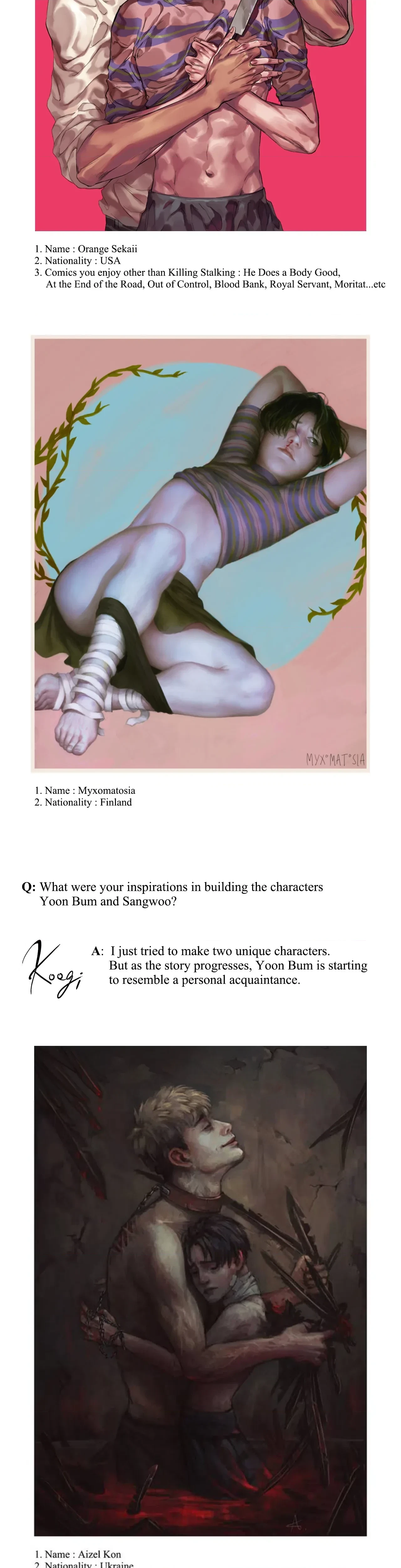 Chapter 19x2 - Killing Stalking Fan Event Pt. 1, page 2