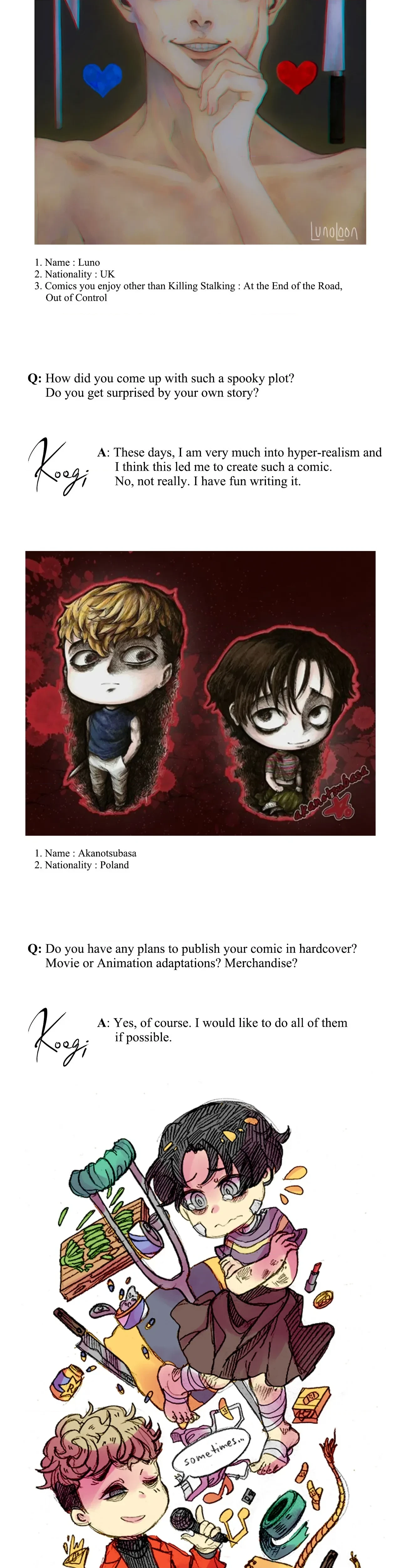 Chapter 19x2 - Killing Stalking Fan Event Pt. 1, page 7